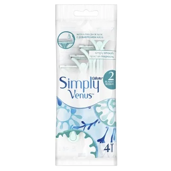 Бритвенный станок Gillette Venus Simply 2, 4шт