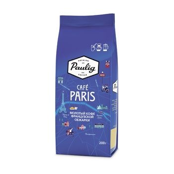 Кофе Paulig Cafe Paris молотый, 200г