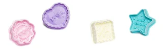 Набор формочек для вырезания Attribute Pastel, 4шт