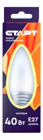 Лампа-свеча Старт Е27 40Вт