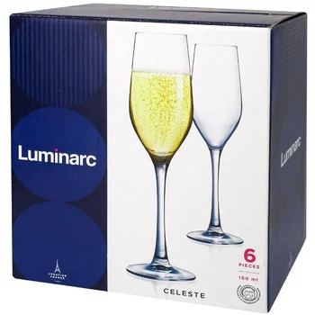 Набор бокалов для шампанского Luminarc Celeste, 160мл х 6шт