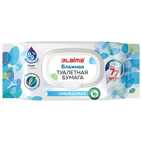 Влажная туалетная бумага