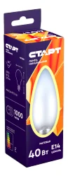 Лампа-свеча Старт матовая Е14 40Вт