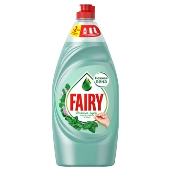 Средство для мытья посуды, 900 мл, FAIRY (Фейри) Нежные руки 'Чайное дерево и мята'