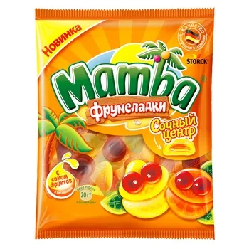 Мармелад жевательный Mamba Фрумеладки Сочный центр, 70г