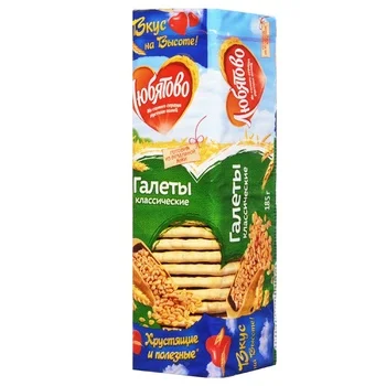 Печенье Любятово галеты классические, 185г