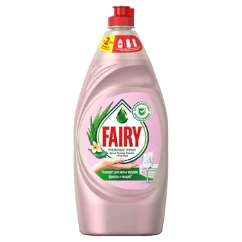 Средство для мытья посуды Fairy Розовый Жасмин и Алоэ Вера, 900мл