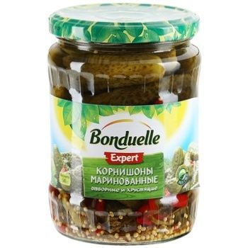 Огурцы Bonduelle маринованные, 580г