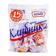 Кекс KOVIS мини-маффины с клубничным кремом, 470 г, пакет, 11899