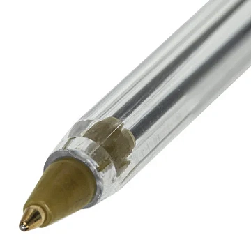 Ручка шариковая STAFF 'Basic Budget BP-04', ЧЕРНАЯ, линия письма 0,5 мм, с штрихкодом, 143869