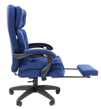 Кресло Chairman Home 442 Россия ткань Т-82 синий
