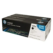 Картридж лазерный HP (CB540AD) ColorLJ CP1215 и др, №125A, черный, оригинальный, КОМПЛЕКТ 2 шт., рес