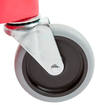 Тележка сервисная Rubbermaid г/п 90.7кг, 3 яруса, открытая, красная, FG342488RED