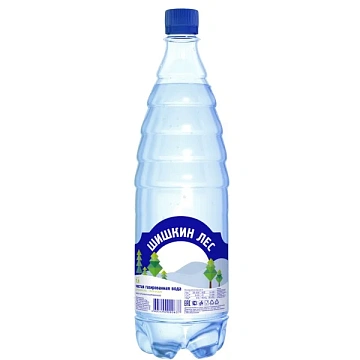 Вода Шишкин лес питьевая газированная, 1л