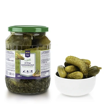 METRO Chef Огурцы маринованные стерилизованные, 680г