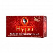 Чай Принцесса Нури Цейлонский Отборный, черный, 50 пакетиков без ярлычков