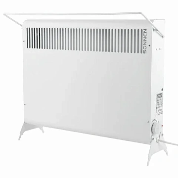 Обогреватель-конвектор SONNEN MINI-1500.2, 1500 Вт, вешалка, Х-образный нагревательный элемент, белый, сделано в России, 457631