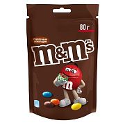 Драже конфеты M&m's с шоколадом, 80г