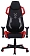 Кресло игровое Cactus CS-CHR-090BLR черный/красный эко.кожа/сетка крестов. нейлон