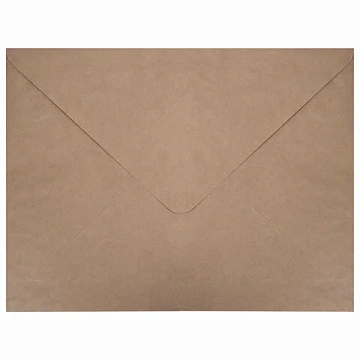 Конверты (290х390 мм) КРАФТ, без клея, 90 г/м2, КОМПЛЕКТ 500 шт., треугольный клапан