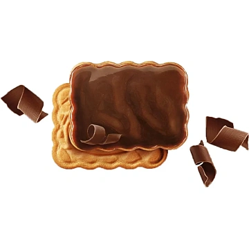 Печенье Юбилейное витаминизированное молочное с глазурью, 232г