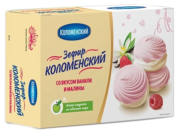 Зефир Коломенское со вкусом ванили и малины, 250г