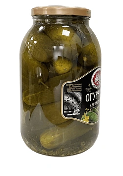 Огурцы Скатерть-Самобранка маринованные, 3л