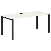 Стол прямой EUST 1780 Ясень Траун/Черный 1760х800х750 EDIS