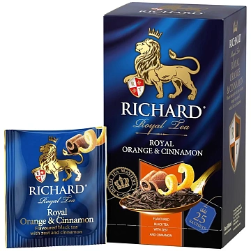 Чай Richard Royal Orange&Cinnamon черный 25 сашет 14143