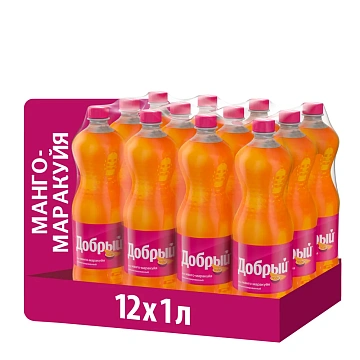 Напиток газированный Добрый манго-маракуйя, 1л
