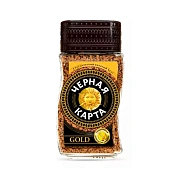 Кофе растворимый Черная Карта Gold 47.5г, стекло