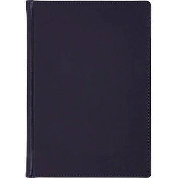 Ежедневник недатированный А5+, 136л, VELVET темно-синий navy  3-115/16