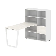 Рабочая станция EVRST 1113 Ясень Траун/Белый 1790х1120х1355 EDIS