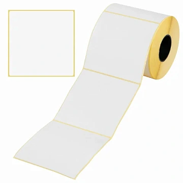 Термоэтикетки ЭКО, 100х100 мм, 500 этикеток в ролике, 115620