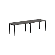 Стол 2-х местный ELWST 2780 Мокко/Черный 2726х800х750 EDIS