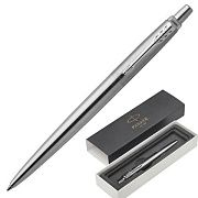 Ручка шариковая PARKER 'Jotter Core Stainless Steel CT', корпус серебристый, детали хром, синяя, 195