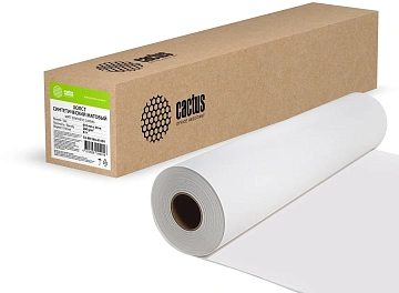 Холст для струйной печати Cactus CS-MC260-61030 610мм х 30м, белый, матовая синтетика