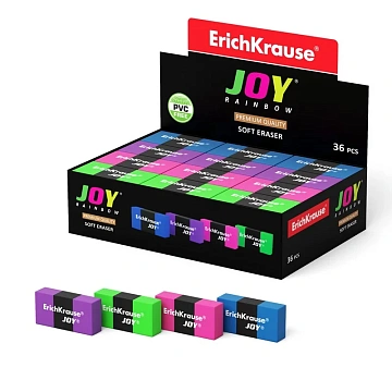 Ластик ErichKrause JOY Rainbow