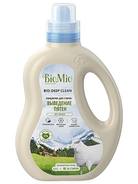 Гель-концентрат для стирки BioMio 2в1, 900мл