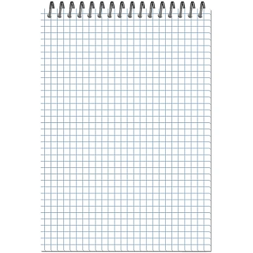 Блокнот А5,60л,клетка,гребень,тверд.подложка,Персона