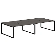Стол 4-х местный EQWST 3516 Мокко/Черный 3526х1606х750 EDIS