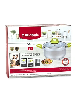 Кастрюля Attribute Glory 24см, 6л