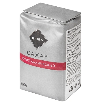 Сахар Rioba 900г, пакет