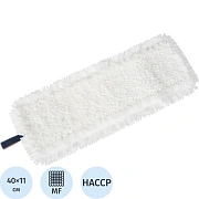 Насадка МОП Luscan 40x11см микрофибра пробивная карман/ухо