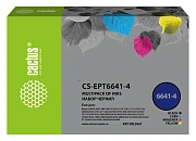 Чернила Cactus CS-EPT6641-4 T664 многоцветный набор 4x100мл для Epson L100/L110/L120/L132/L200/L210/