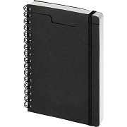 Ежедневник недатированный А5 PRAGMATIC на гребне, черный, 128л 3-748/04