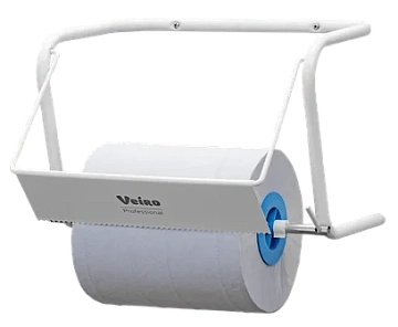 Держатель для протирочных материалов в рулонах Veiro Professional Wipwall настенный, белый, A52201NCS