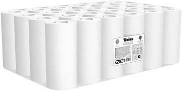 Бумажные полотенца Veiro Comfort 207 К/1, 2 слоя, 2 рулона, белые, 12.5м