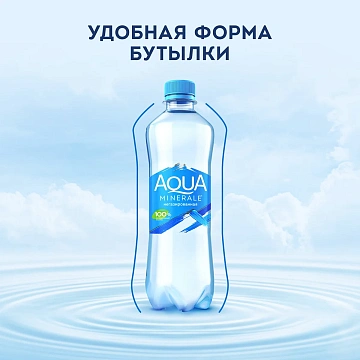Вода негазированная питьевая AQUA MINERALE 0,5 л, 340038166