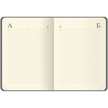 Ежедневник недатированный, А5, 136л., кожзам, OfficeSpace 'Pattern', бежевый